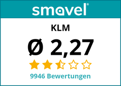 Bewertungen für KLM