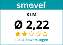 Bewertungen für KLM