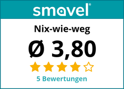 Bewertungen für Nix-wie-weg