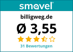 Bewertungen für billigweg.de