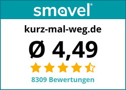 Bewertungen für kurz-mal-weg.de