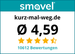 Bewertungen für kurz-mal-weg.de