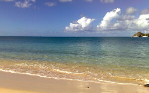 Bucht St Lucia Strand Karibik