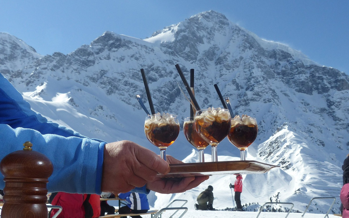 Apres Ski in den Bergen